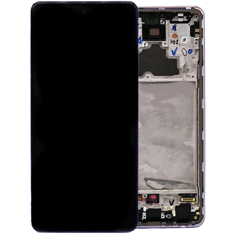 Pantalla Samsung Galaxy A72 4G A725 / A72 5G A726 Negro Con Marco ORIGINAL Completa