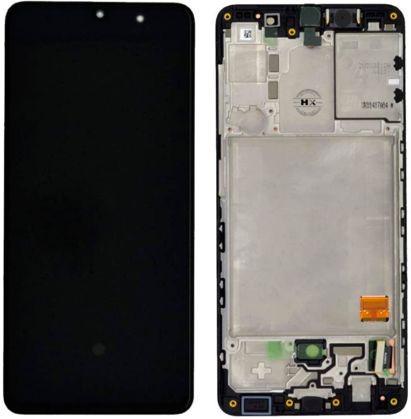 Pantalla Samsung Galaxy A41 A415 Negra con Marco Completa OLED