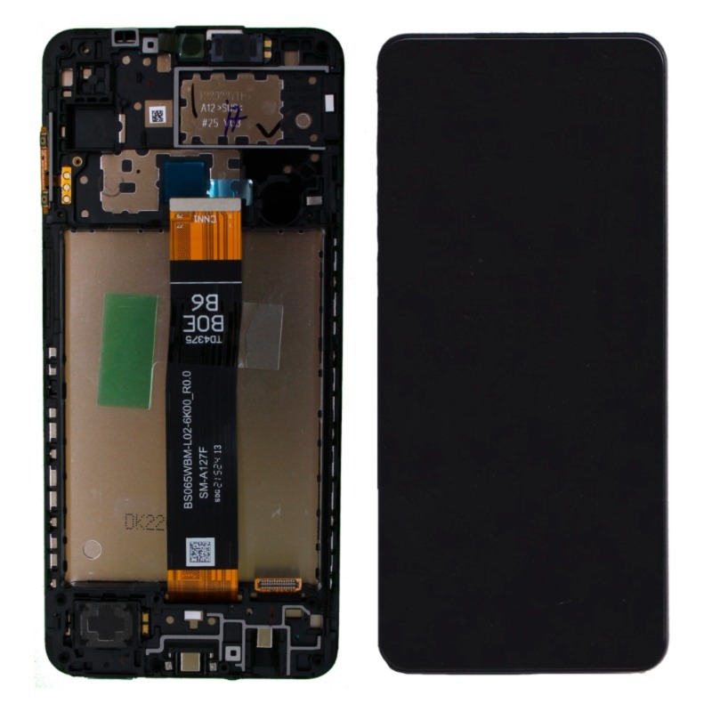 Pantalla Samsung Galaxy A12 A127 Negra VERSION INDIA Sin Marco Completa Original