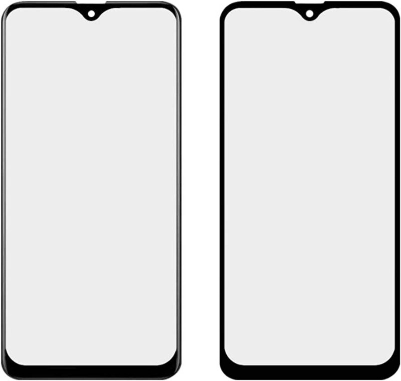 Pantalla Cristal Samsung A20 E con pegamento OCA Negra