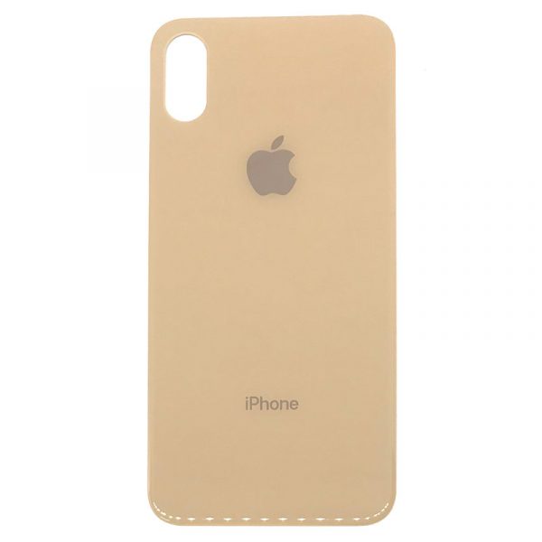 Tapa Trasera de cristal del Iphone XS Max Dorado