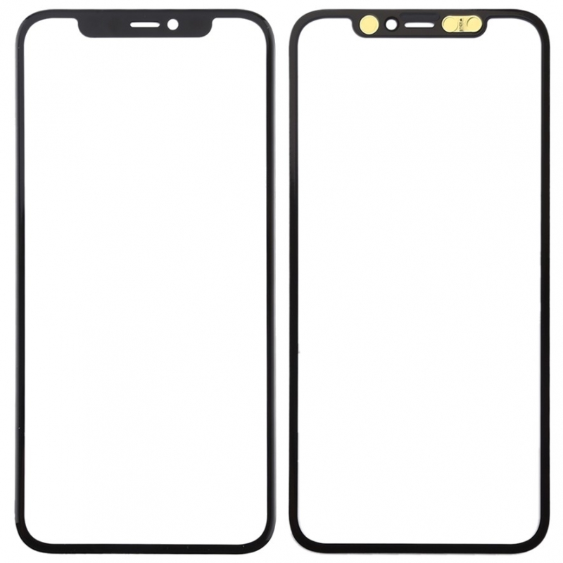 Pantalla Cristal + Marco Lateral con Pegamento OCA para iPhone XR Negro Original