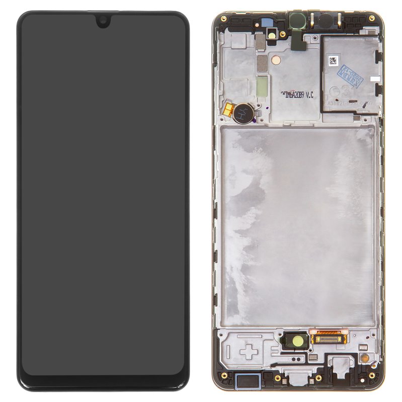 Pantalla Samsung Galaxy A31 A315 Negra OLED con Marco Completa