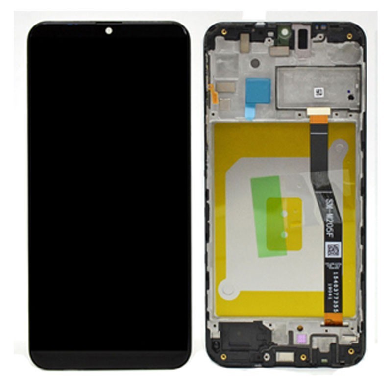 Pantalla Samsung Galaxy M20 M205 Negra Completa SIN Marco Original