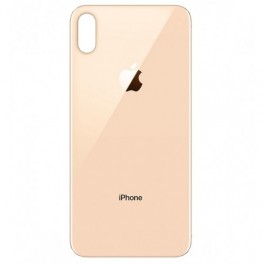 Tapa Trasera Cristal para iPhone XS Dorada