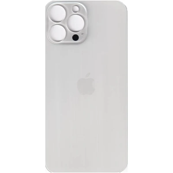 Tapa Trasera Cristal para iPhone 13 Pro Max Blanca