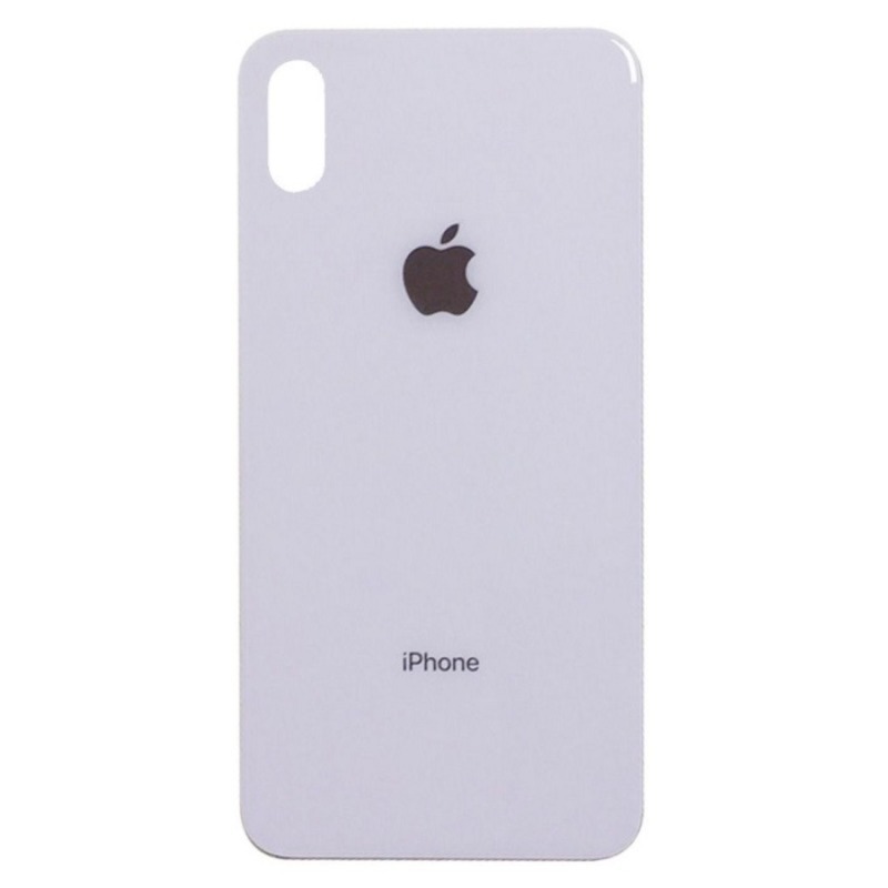 Tapa Trasera Cristal para iPhone XS Blanca