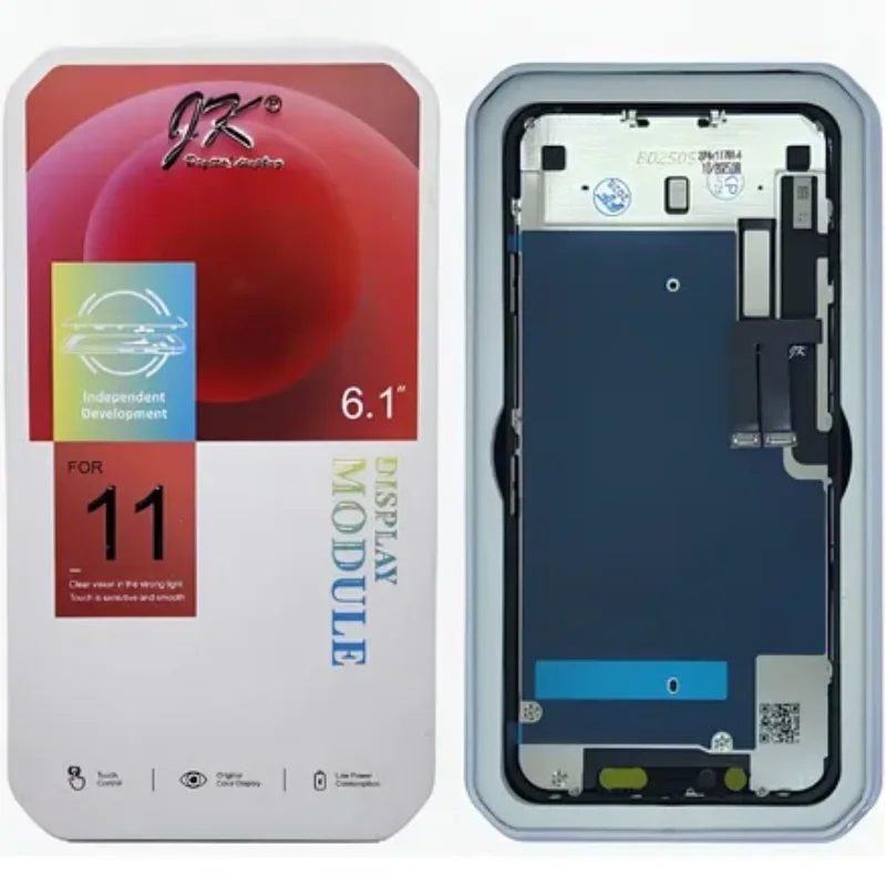 Pantalla iPhone 11 LTPS JK LCD táctil completa negra